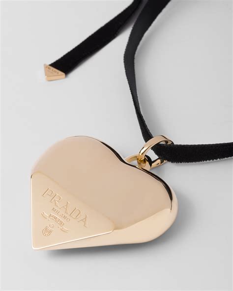 womens prada choker|Eternal Gold choker with large pendant in yellow gold .